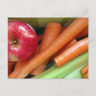 Vegetable Art Postcard