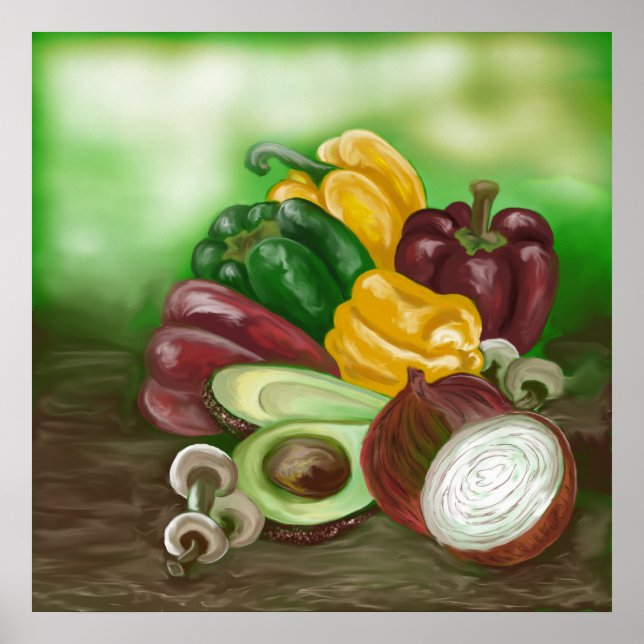 VEGETABLE ART POSTER (Front)