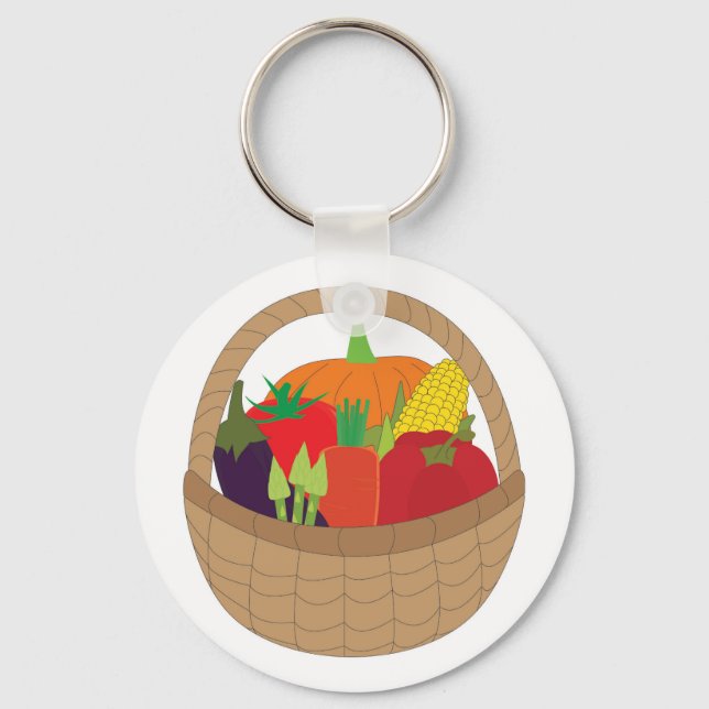 Vegetable Basket Key Ring (Front)