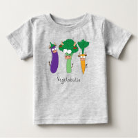 Vegetable Bulls Funny Kid's Baby's T-shirt