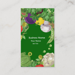 Vegetable Business Business Card