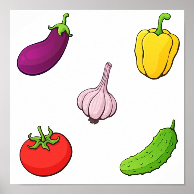 Vegetable collection poster (Front)