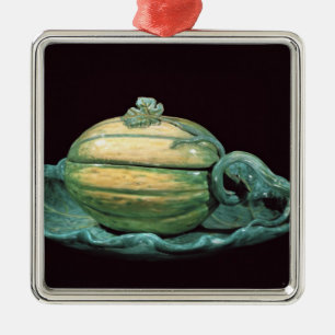 Vegetable dish in the form of a pumpkin metal tree decoration