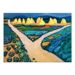 Vegetable Fields   Auguste Macke   Photo Print