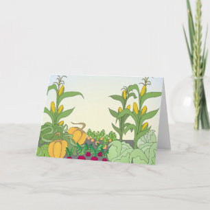 Vegetable Garden Card