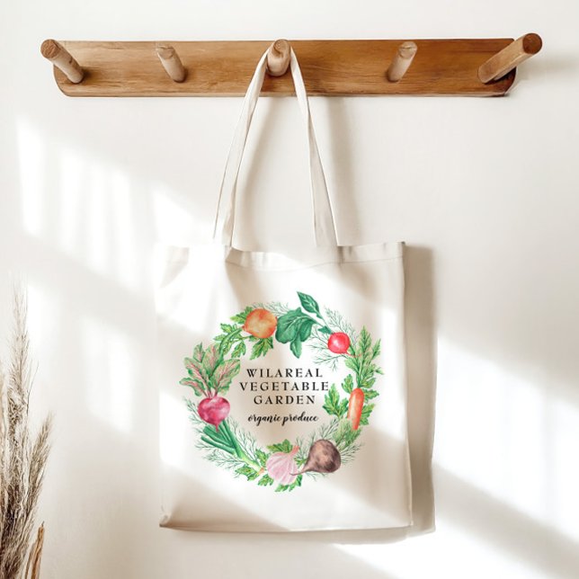 Vegetable Garden Organic Farm Tote Bag (Creator Uploaded)