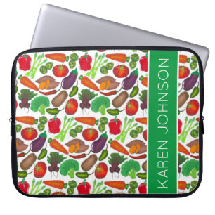 Vegetable Garden Produce Greenmarket Veggies Laptop Sleeve