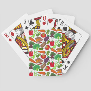 Vegetable Garden Produce Greenmarket Veggies Playing Cards