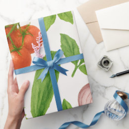 Vegetable Garden Wrapping Paper | Kitchen Gift