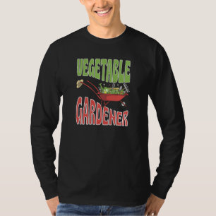 Vegetable Gardener Floral Veggies Vegan Vegetarian T-Shirt