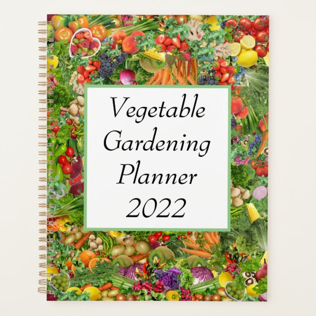 Vegetable Gardening  Planner (Front)