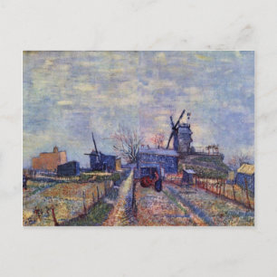 Vegetable Gardens And The Moulin De Blood-Fin Postcard