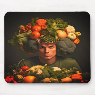 Vegetable Head Computer Laptop Mouse Pad