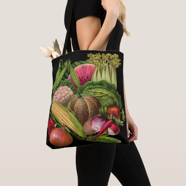 Vegetable Heaven Tote Bag (Close Up)