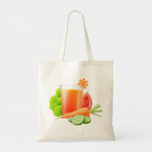 Vegetable juices tote bag