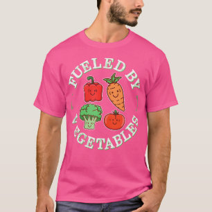 Vegetable Kawaii Carrot Pepper Broccoli Tomato T-Shirt