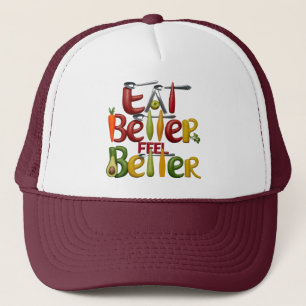Vegetable Lovers Vibrant & Healthy Living Designs Trucker Hat