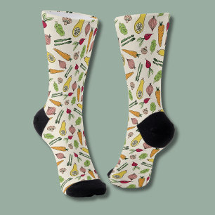 Vegetable Patch Locally Grown Farmers Market Socks