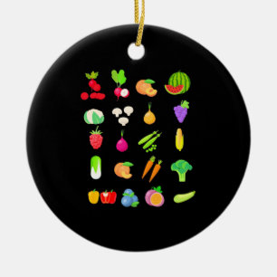 Vegetable Species Ceramic Tree Decoration