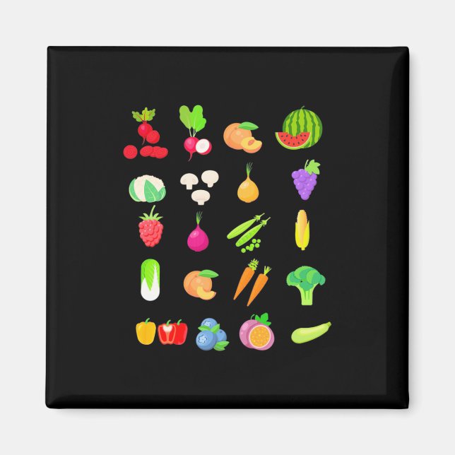Vegetable Species Magnet (Front)