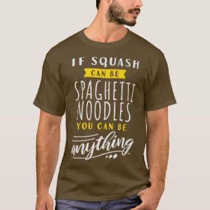 Vegetable Squash Spaghetti Noodle Funny Veggie Foo T-Shirt