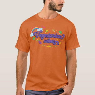 Vegetable Vibes Animal Lover World Vegetarian Day T-Shirt