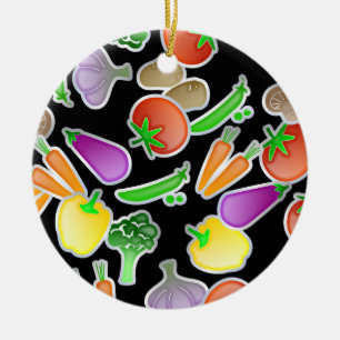 Vegetable Wallpaper Ceramic Tree Decoration