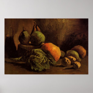 Vegetables and Fruit by Vincent van Gogh Poster