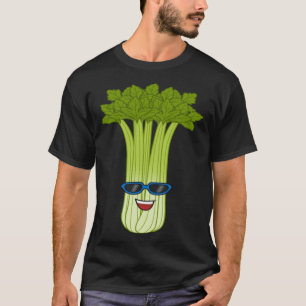 Vegetables Celery Ironic Saying Leek Healthy Food T-Shirt