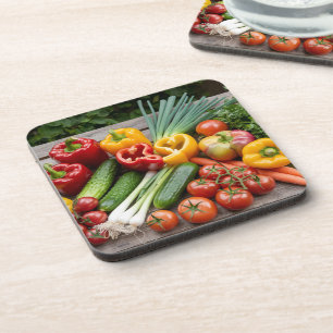 vegetables coaster
