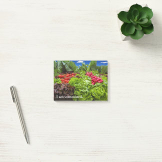 Vegetables Commitment Post-it Notes