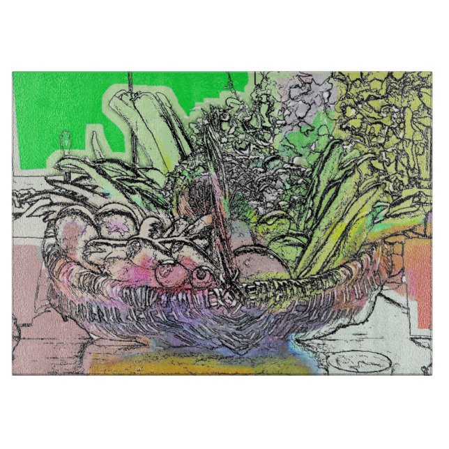 VEGETABLES CUTTING BOARD (Front)