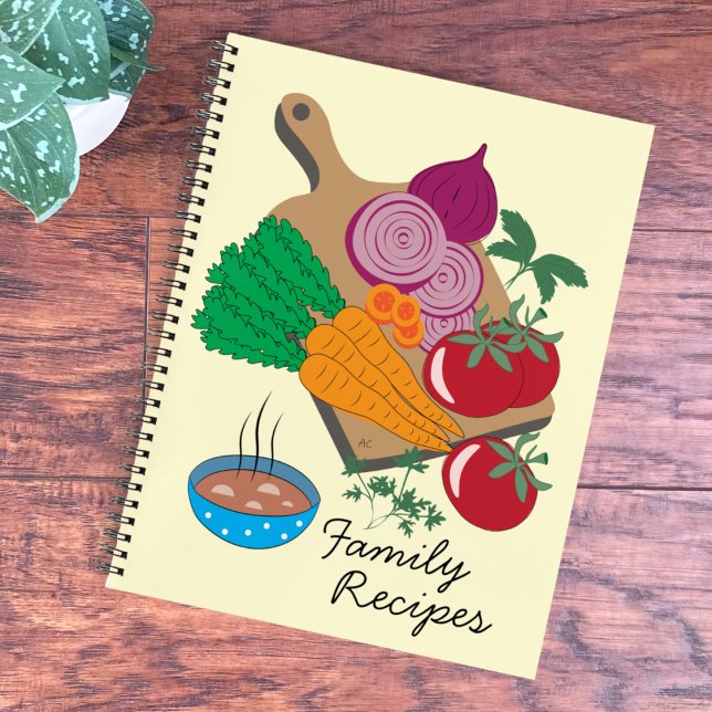 Vegetables Family Recipes Notebook (Creator Uploaded)
