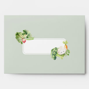 Vegetables farmers market locally grown envelope