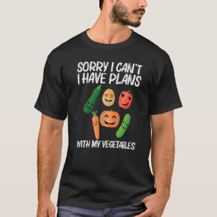 Vegetables For Men Women Healthy Lifestyle Food T-Shirt