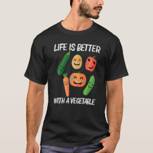 Vegetables For Men Women Healthy Lifestyle Food T-Shirt