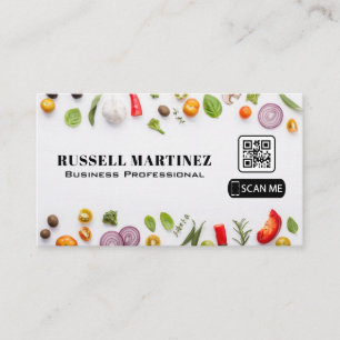 Vegetables Herbs Cooking Business Card