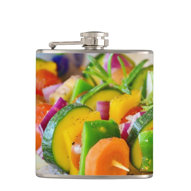 Vegetables Hip Flask (Front)