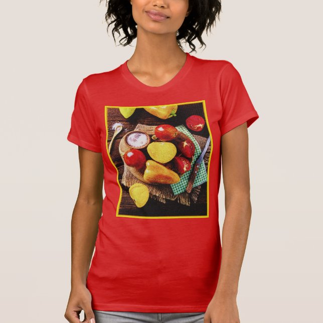 "Vegetables Homemade Salad" Cute Photo. Buy Now T-Shirt (Front)