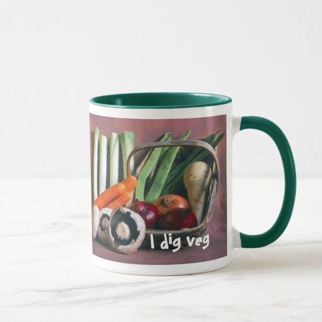 Vegetables-in-trug mug (Right)