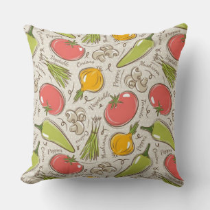 Vegetables Pattern Cushion