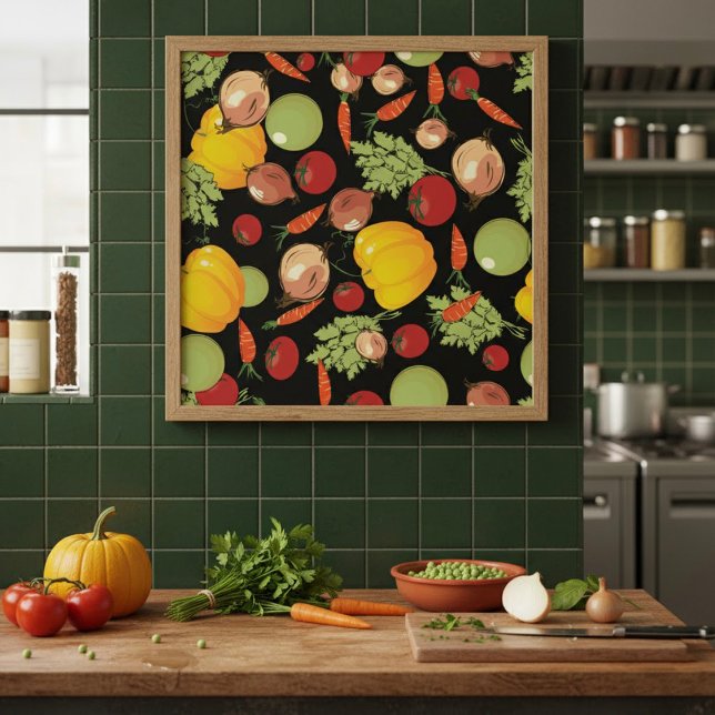 Vegetables Pattern Poster (Creator Uploaded)