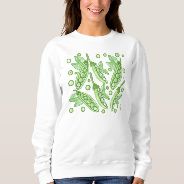 Vegetables Peas Sweatshirt (Front)