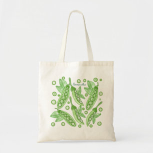 Vegetables Peas Tote Bag