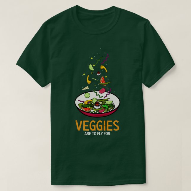 Vegetables Vegetarian Gift T-Shirt (Design Front)