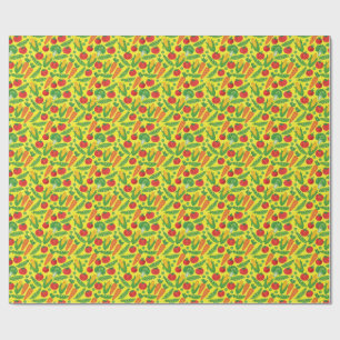 vegetables wrapping paper