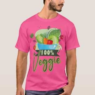 vegetarian 100 Veggie vegan veggie T-Shirt