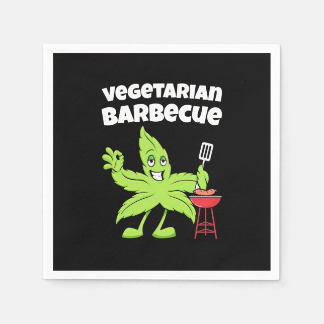 Vegetarian Barbecue Napkin (Front)