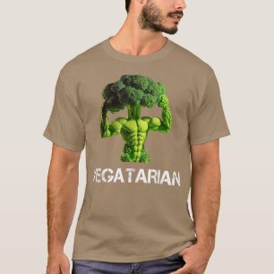 Vegetarian Broccoli Bodybuilder Clean Eating Weigh T-Shirt