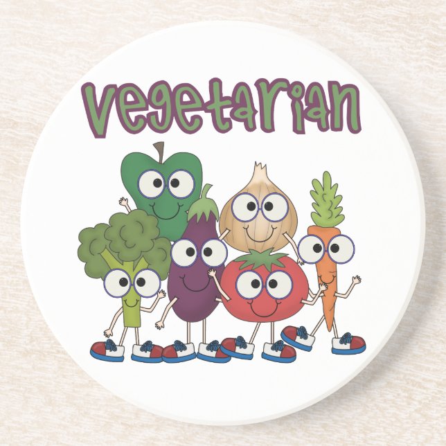 Vegetarian Coaster (Front)